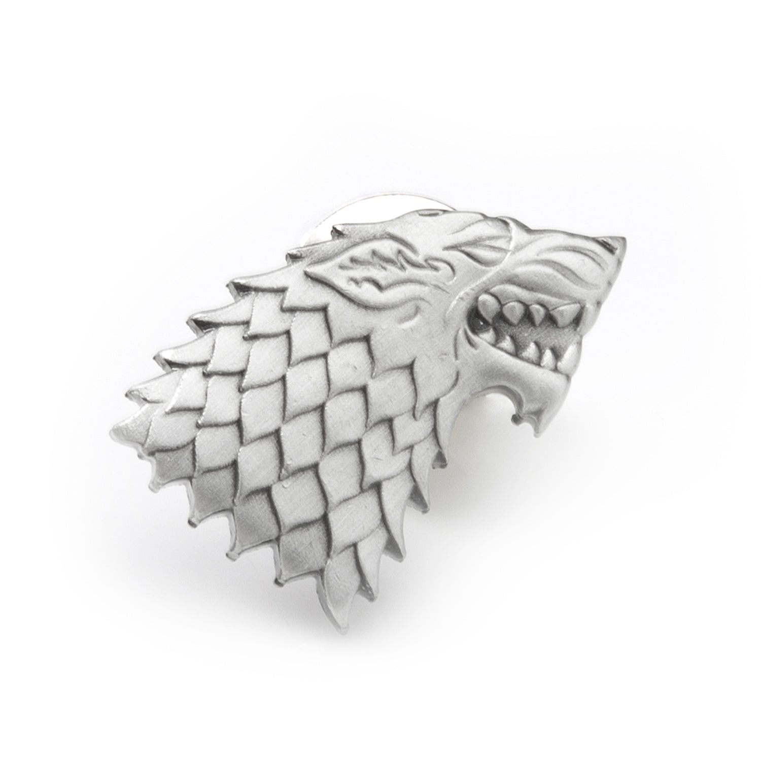 Game of Thrones Stark Direwolf Antiqued Lapel Pin