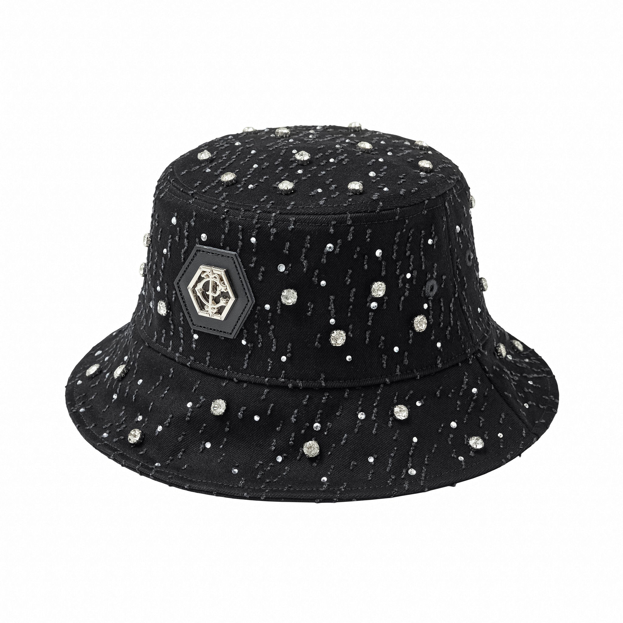 Sanctum Cross Denim hat - Century Penthouse BLACK/SILVER