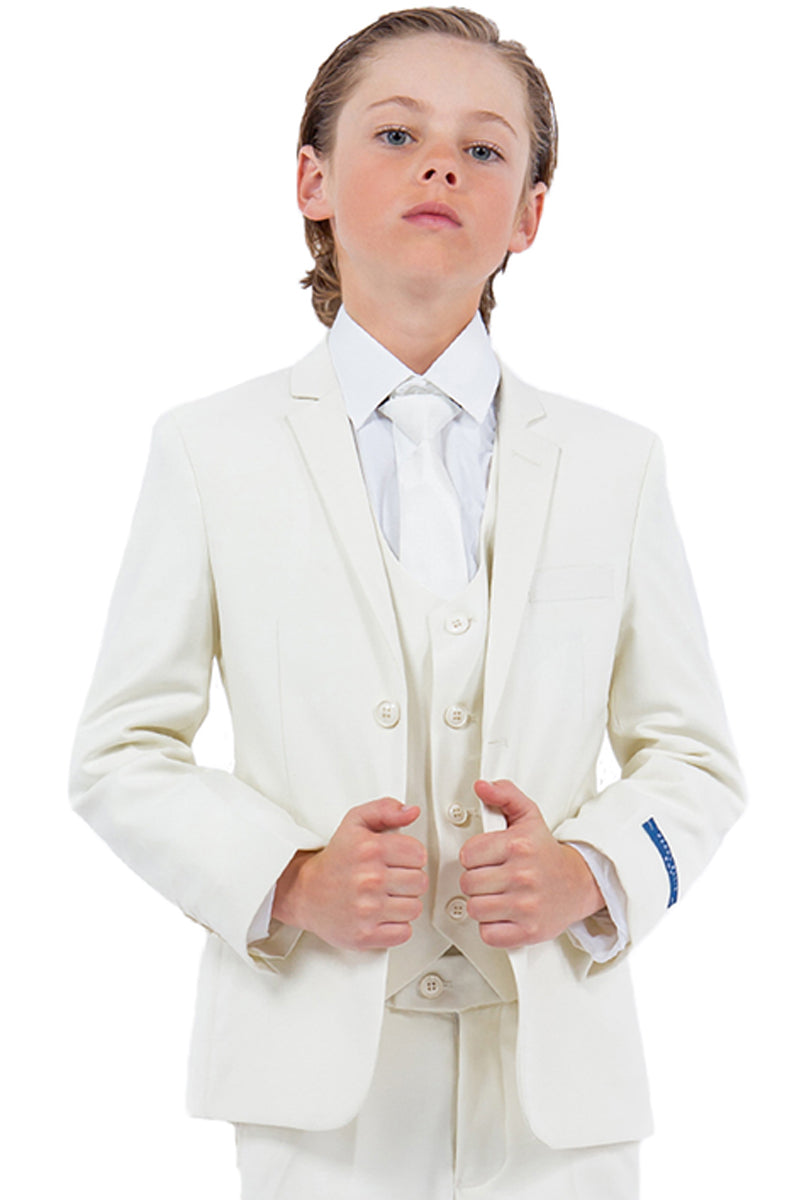 Perry Ellis  PB363 5 pieces Kids Suits Cream