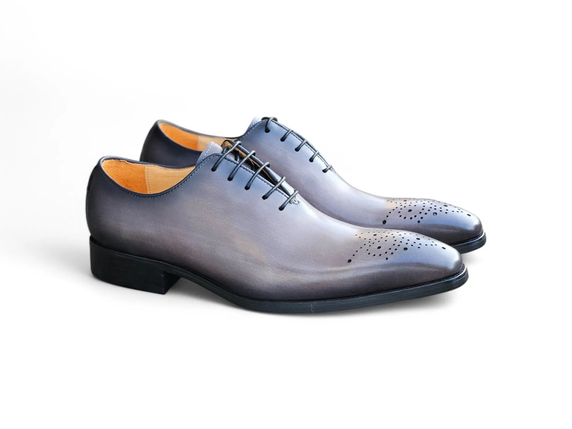 Hand Burnished Wholecut Calf Oxford