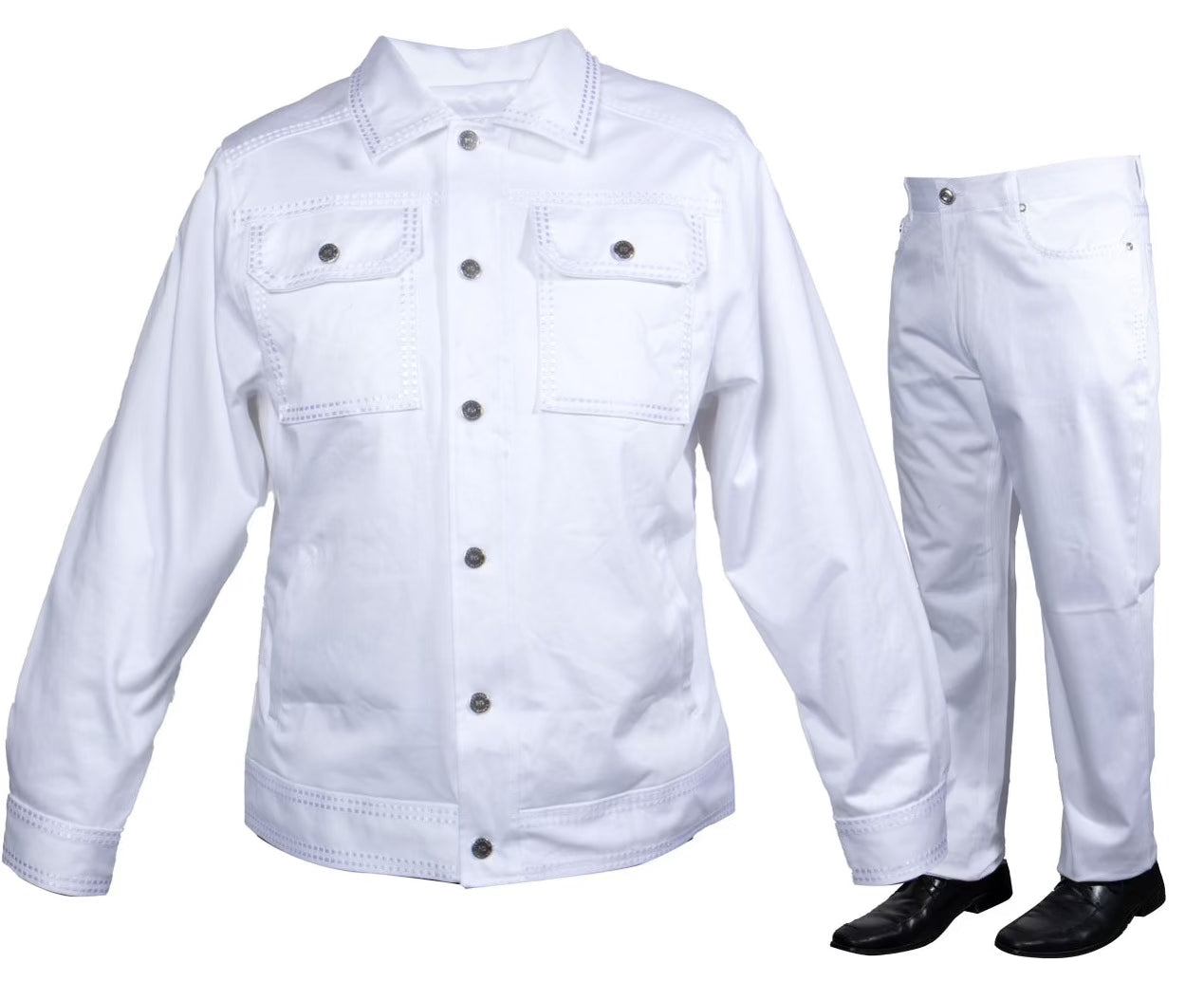 Prestige COJ-300 Denim Set White