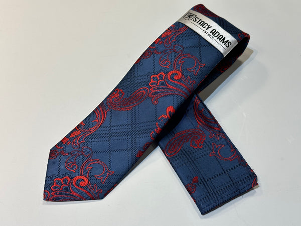 Stacy Adams SA9400-10-24#9  Printed Tie & Hanky