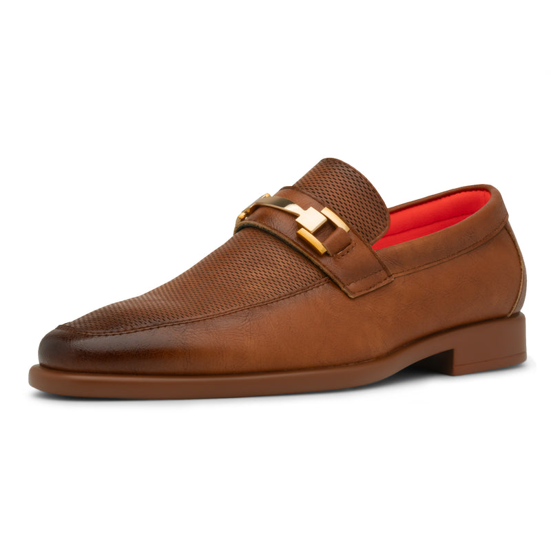 Tayno The Caprio Leather Loafer Cognac