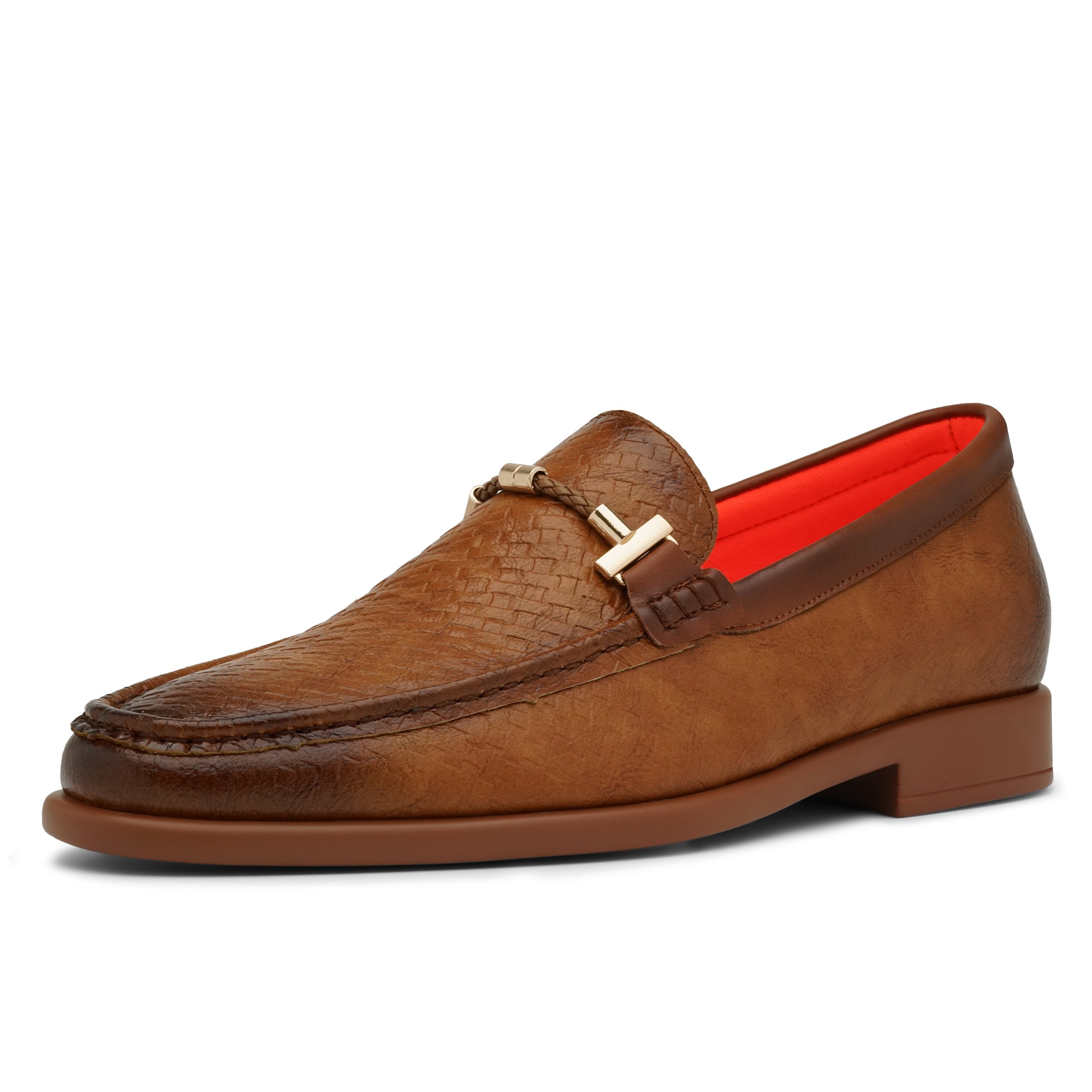 Tayno The Caprio Coplex Leather Loafer Cognac