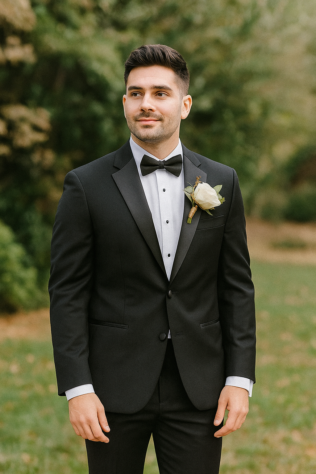 Caravelli T600512H-600501 Slim Fit Tuxedo Black