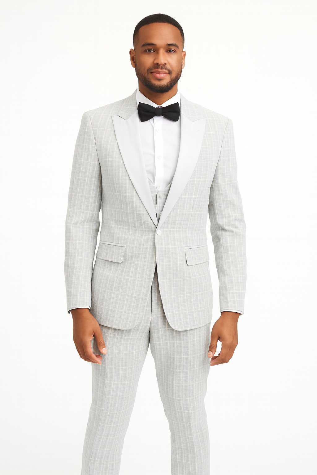 Rossi Man RM1639 Leos Slim Fit  3Pcs White