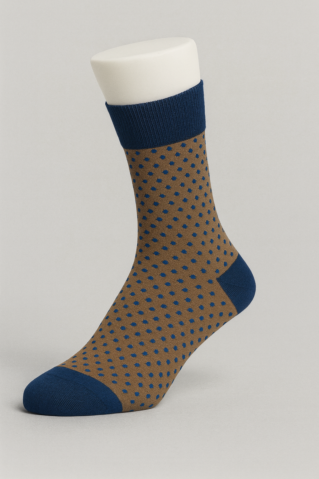 Zenio SK8088#3 Fancy Socks Beige Blue