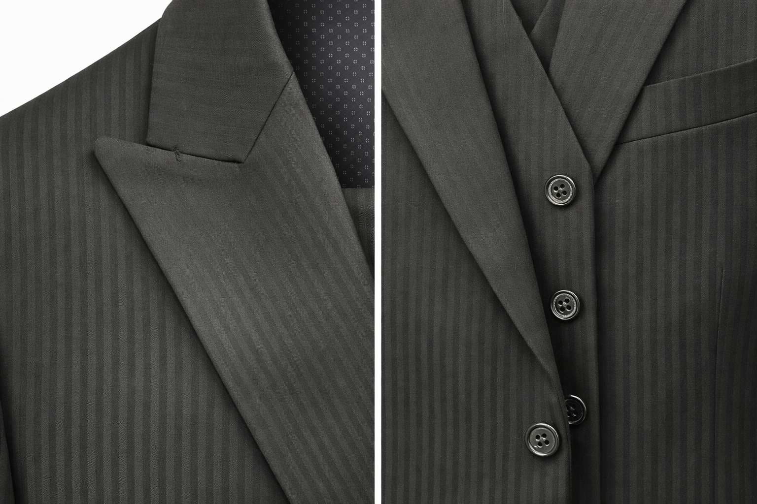 Vitali M5492 3 Pieces Suit Black