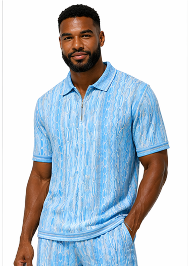 Stacy Adams 21034 Short Set Turquoise