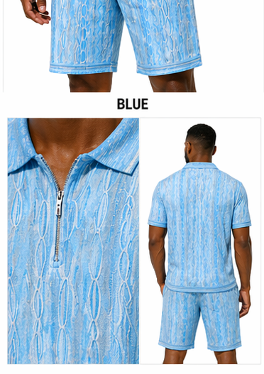 Stacy Adams 21034 Short Set Turquoise