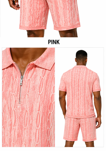 Stacy Adams 21034 Short Set Pink