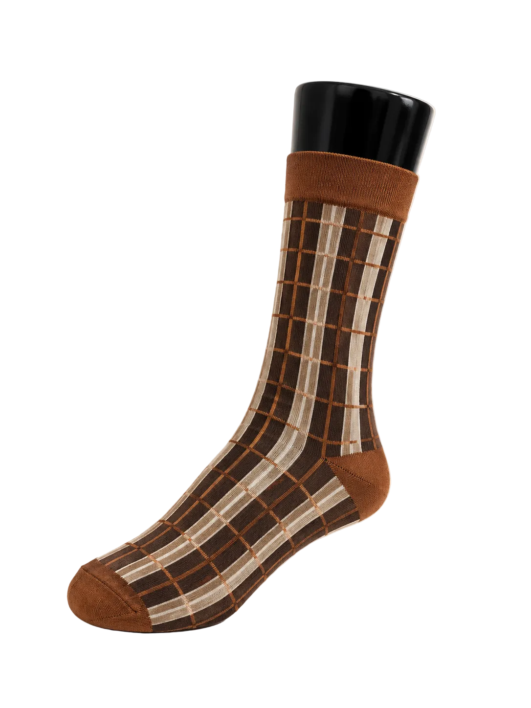 Tallia Fancy Socks TS7265 Brown Rust-5
