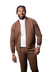 Prestige LNG-200 Full Zip Jogger Brown