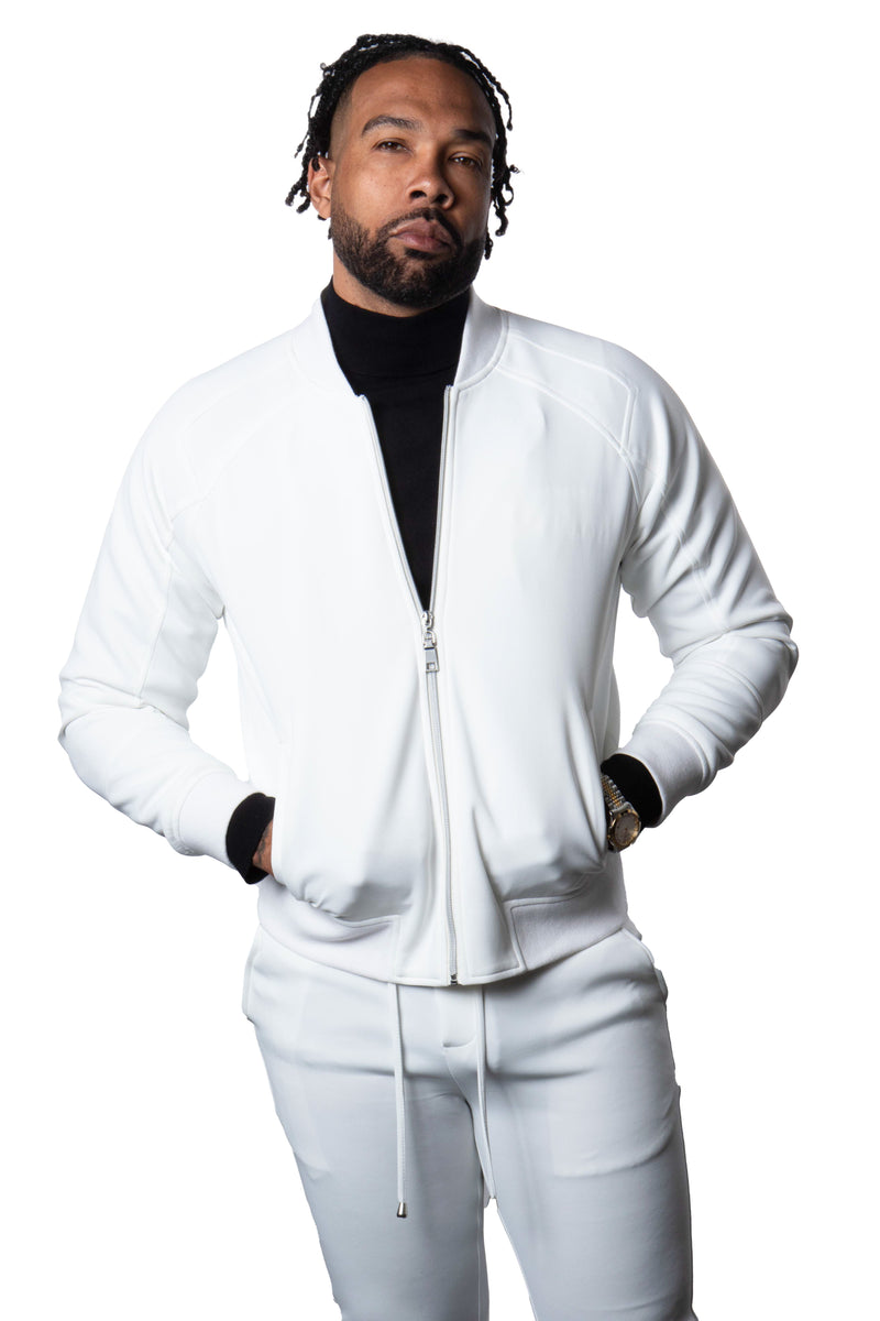 Prestige LNG-200 Full Zip Jogger White