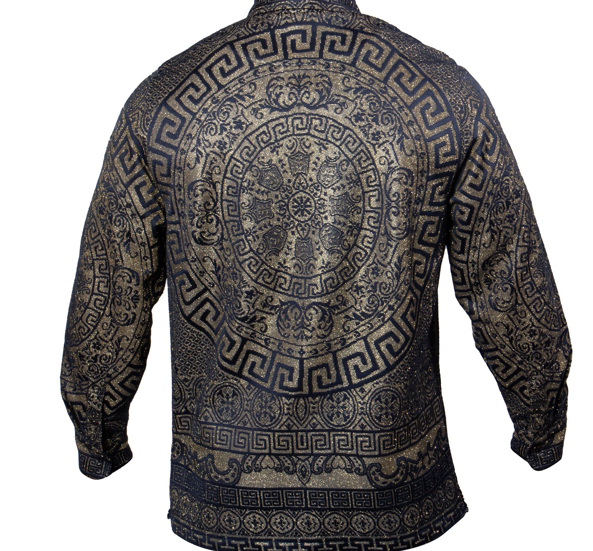 Prestige LACE-350 Long Sleeve Lace Shirt Navy