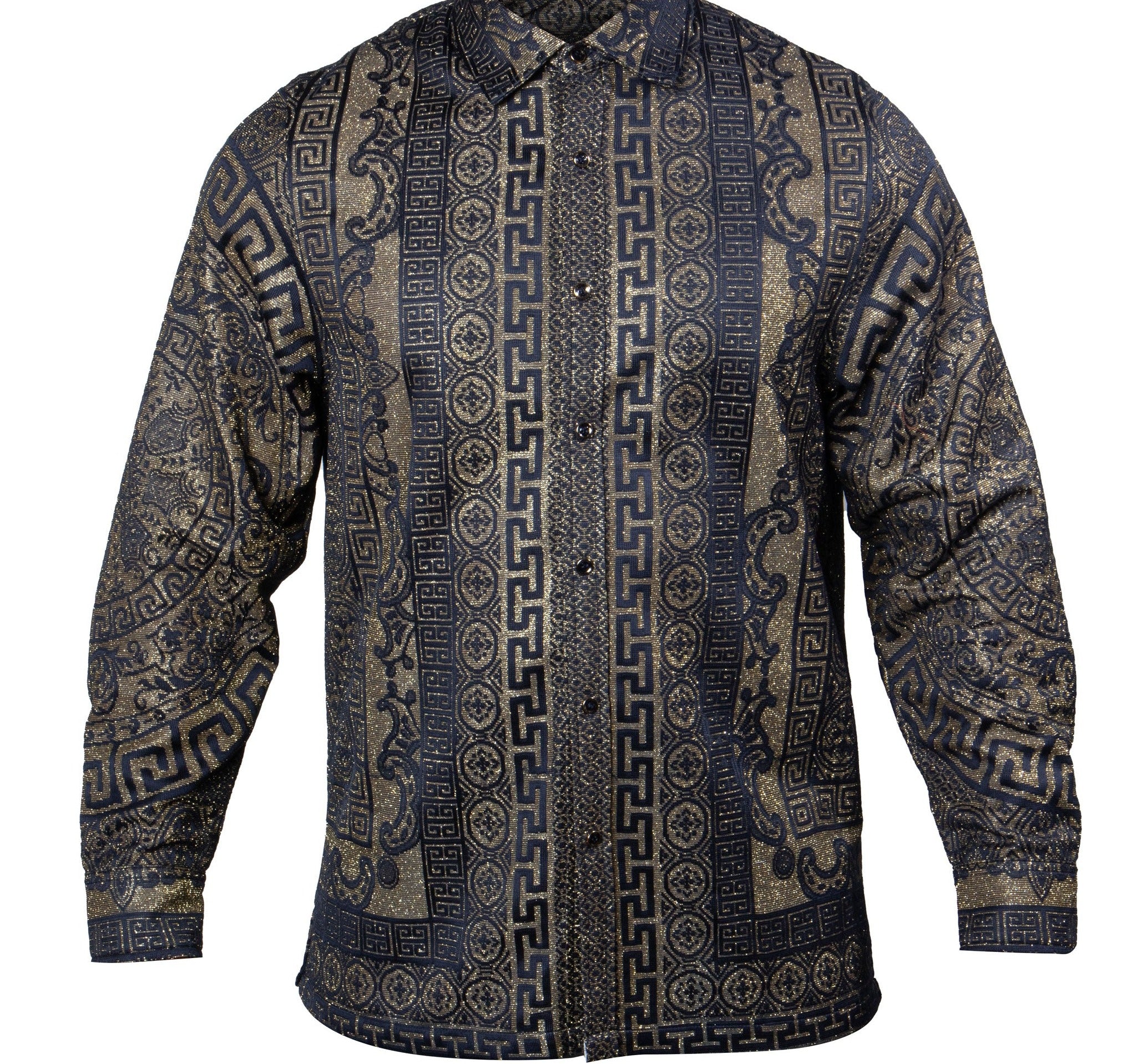 Prestige LACE-350 Long Sleeve Lace Shirt Navy