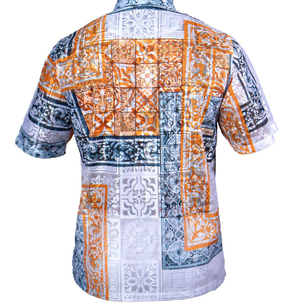 Prestige Lace -511 Short Sleeve Shirt Orange