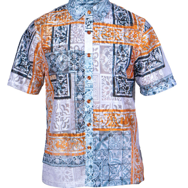 Prestige Lace -511 Short Sleeve Shirt Orange