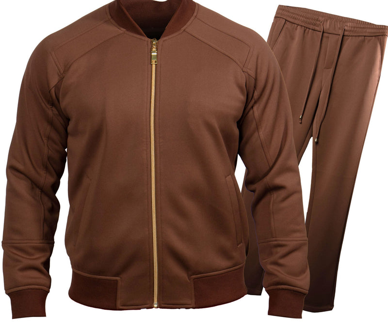 Prestige LNG-200 Full Zip Jogger Brown