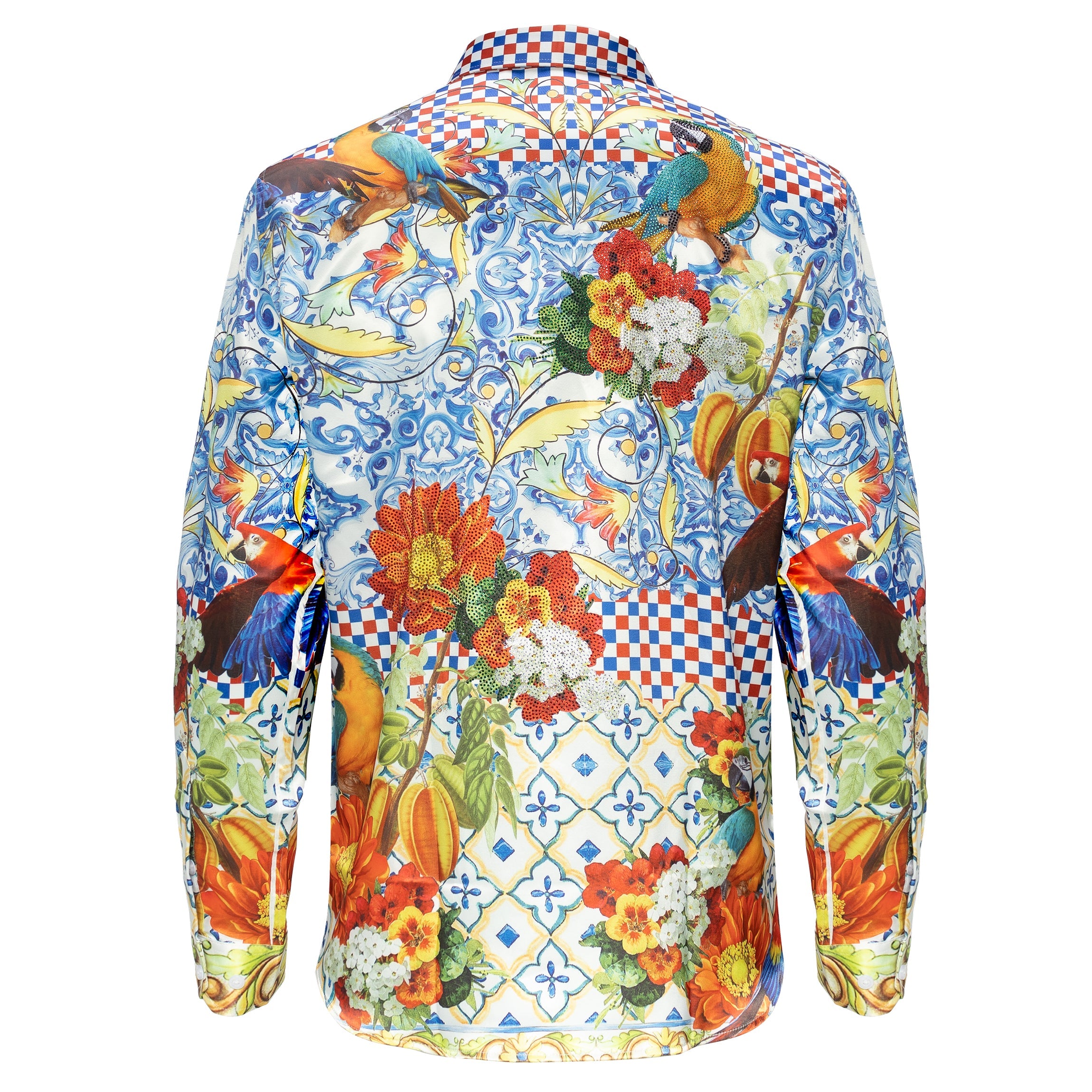 Tropical Mosaic long sleeve shirt MULTI