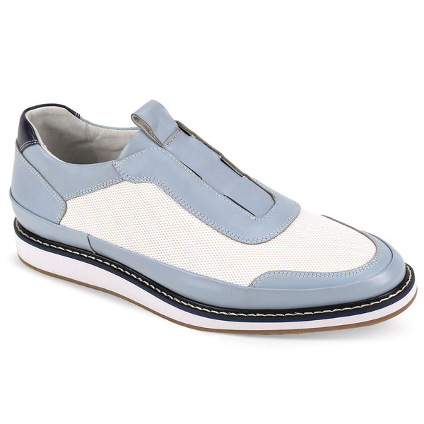 Giovanni Levi Leather Shoes Blue/White