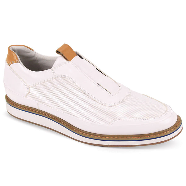 Giovanni Levi Leather Shoes White