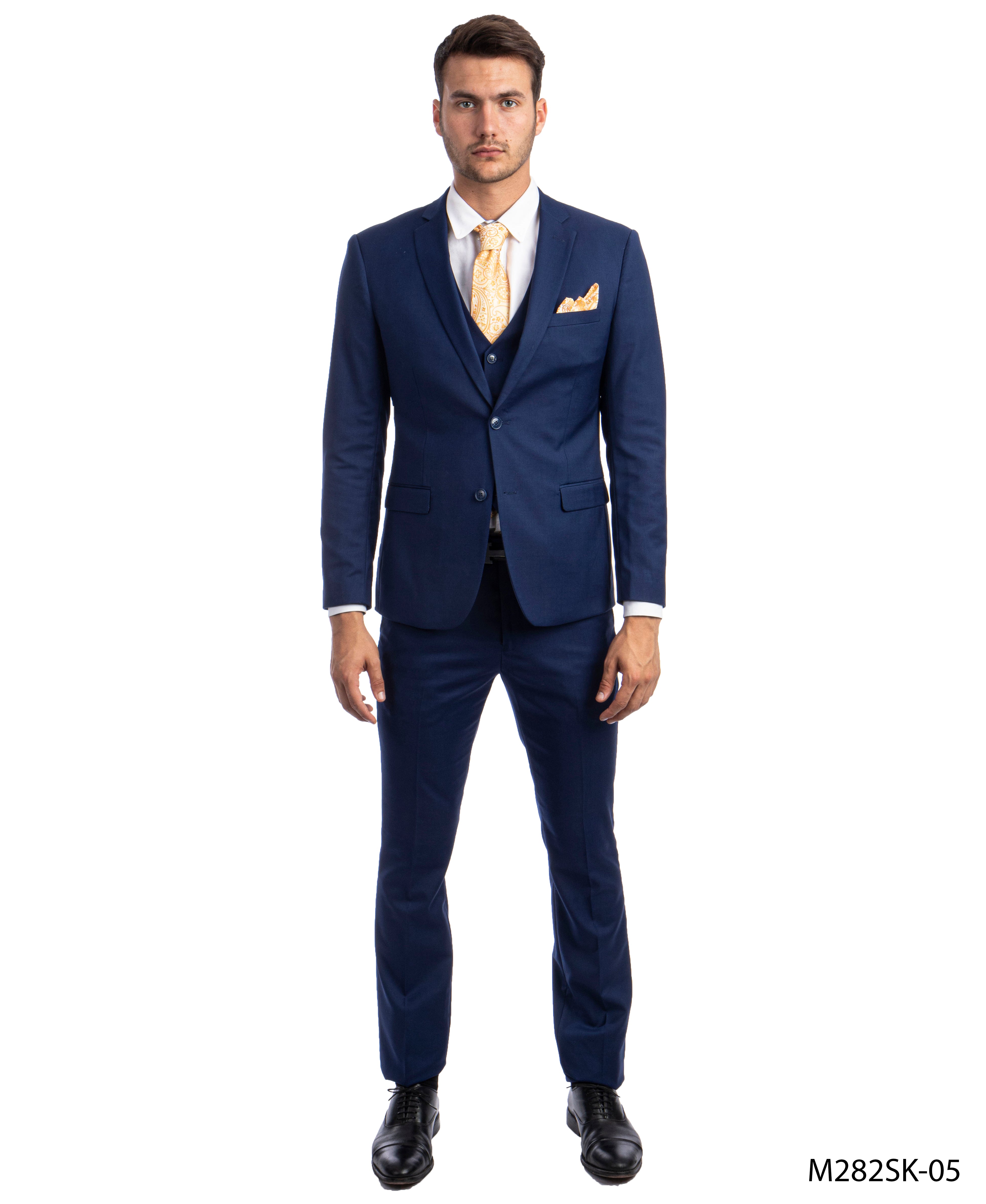 Indigo Suit For Men Formal Suits For All Ocassions M282SK-05
