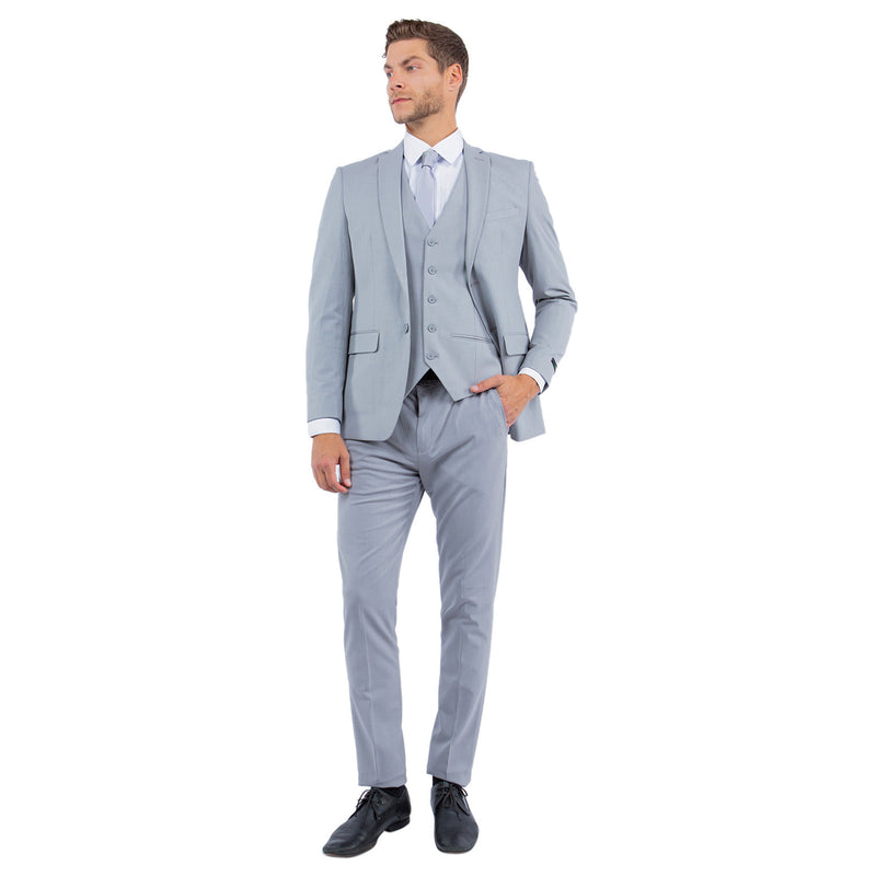 4-Way Stretch Mens 3pc Suit Set (Made to Move)