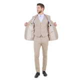 4-Way Stretch Mens 3pc Suit Set (Made to Move)