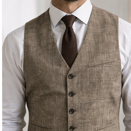 Vitali M6350 3 Pieces Suits Taupe