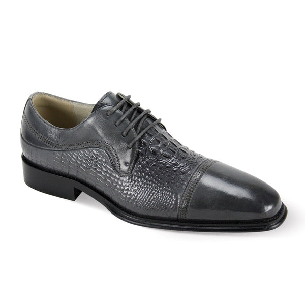 Giovanni Mattias Leather Shoes Grey