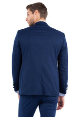 Navy Zegarie Notch Lapel Tuxedo Jacket For Men MJT364-02