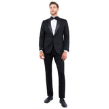 Men's Tailored-Fit Suits Separates Tuxedo Jacket w/ Peak Lapel