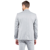 Men's Tailored-Fit Suits Separates Tuxedo Jacket w/ Peak Lapel