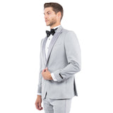 Men's Tailored-Fit Suits Separates Tuxedo Jacket w/ Peak Lapel