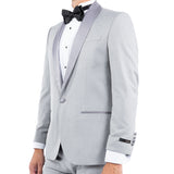 Men's Tailored-Fit Suits Separates Tuxedo Jacket w/ Shawl Collar