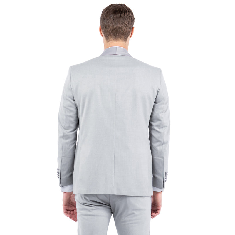 Men's Tailored-Fit Suits Separates Tuxedo Jacket w/ Shawl Collar