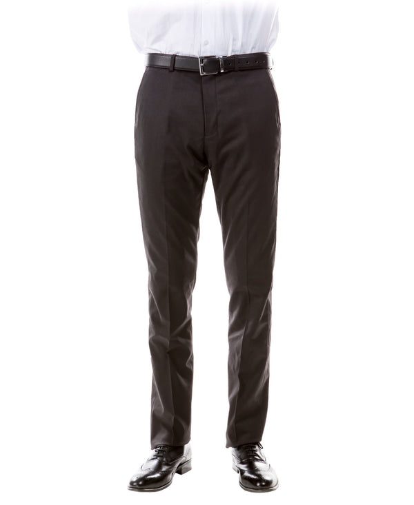 Dark Grey Zegarie Suit Separates Solid Men's Dress Pants