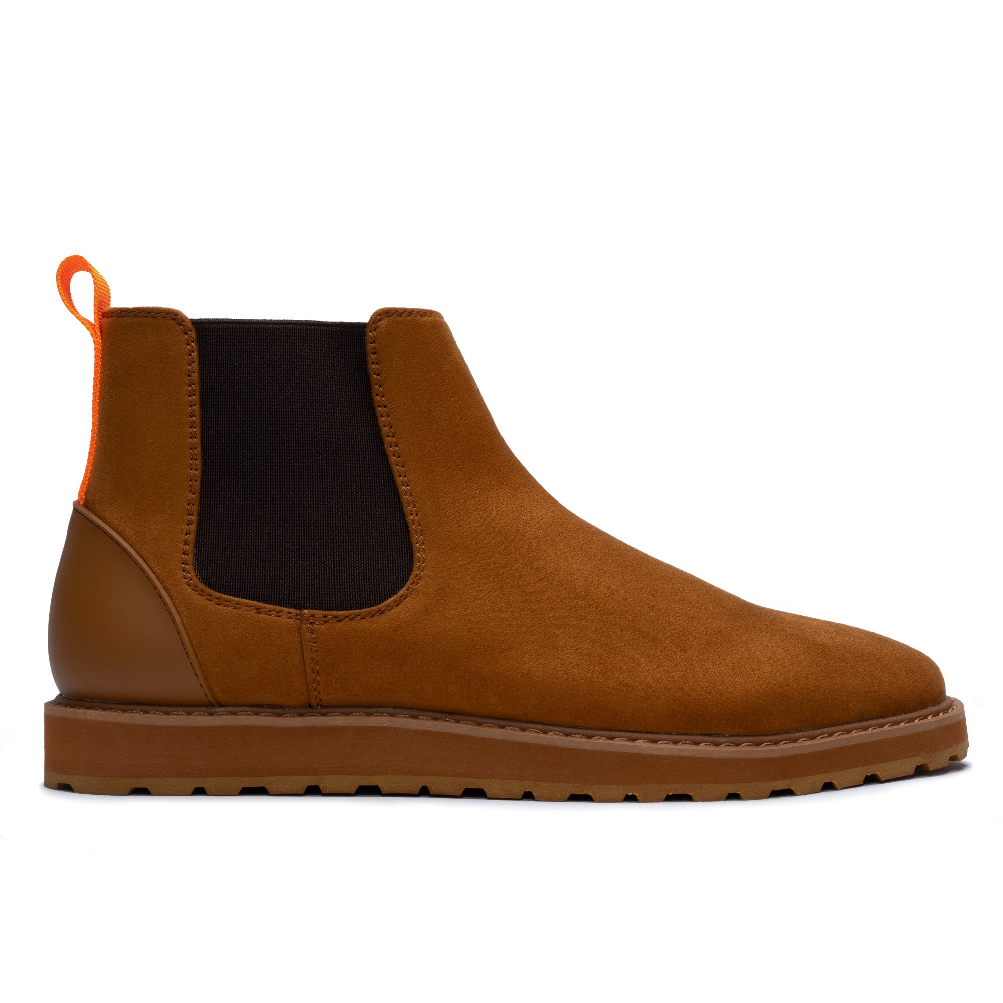 Tayno The Mustela Suede Casual Chelsea Sneaker Camel
