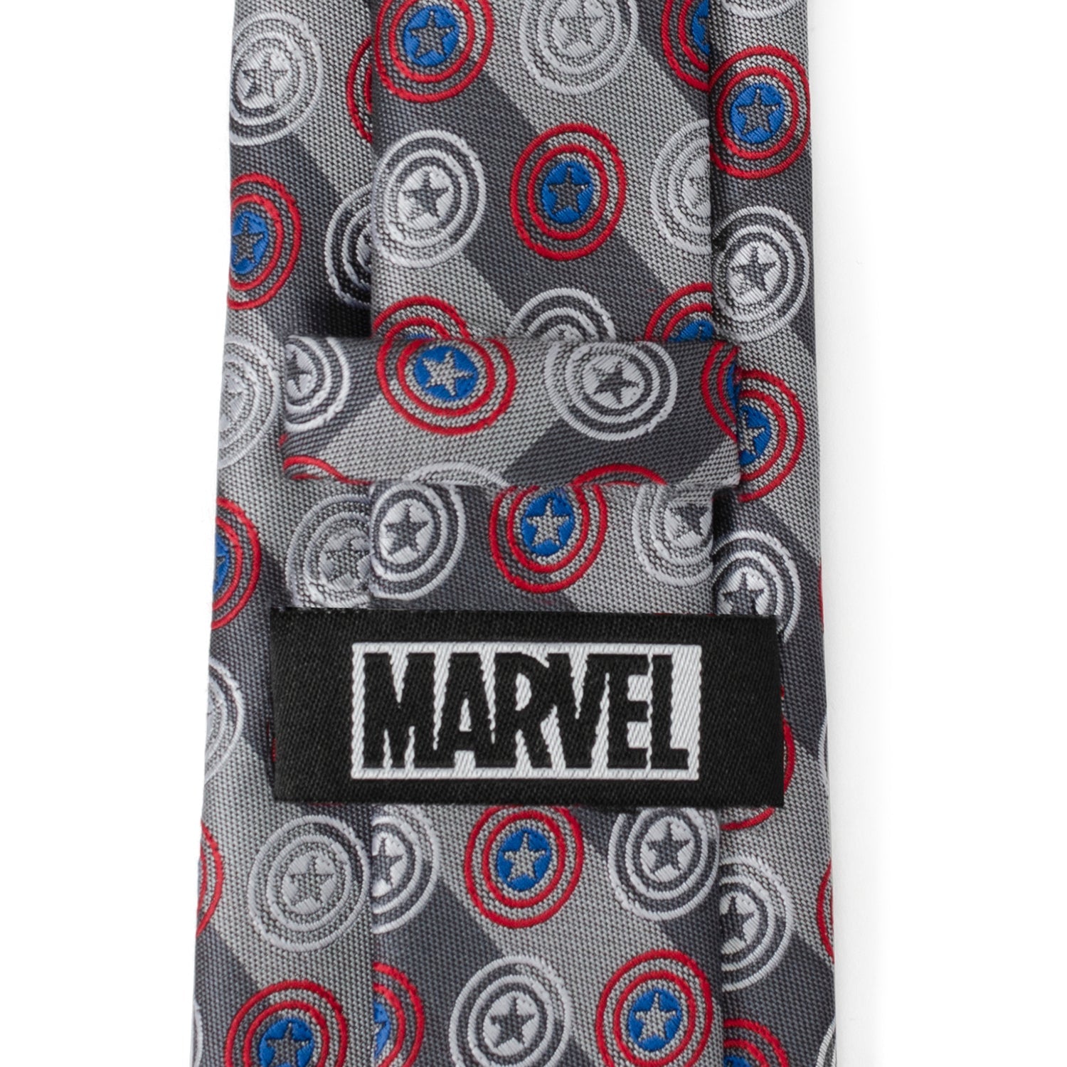 Marvel Captain America Gray Stripe Men's Tie