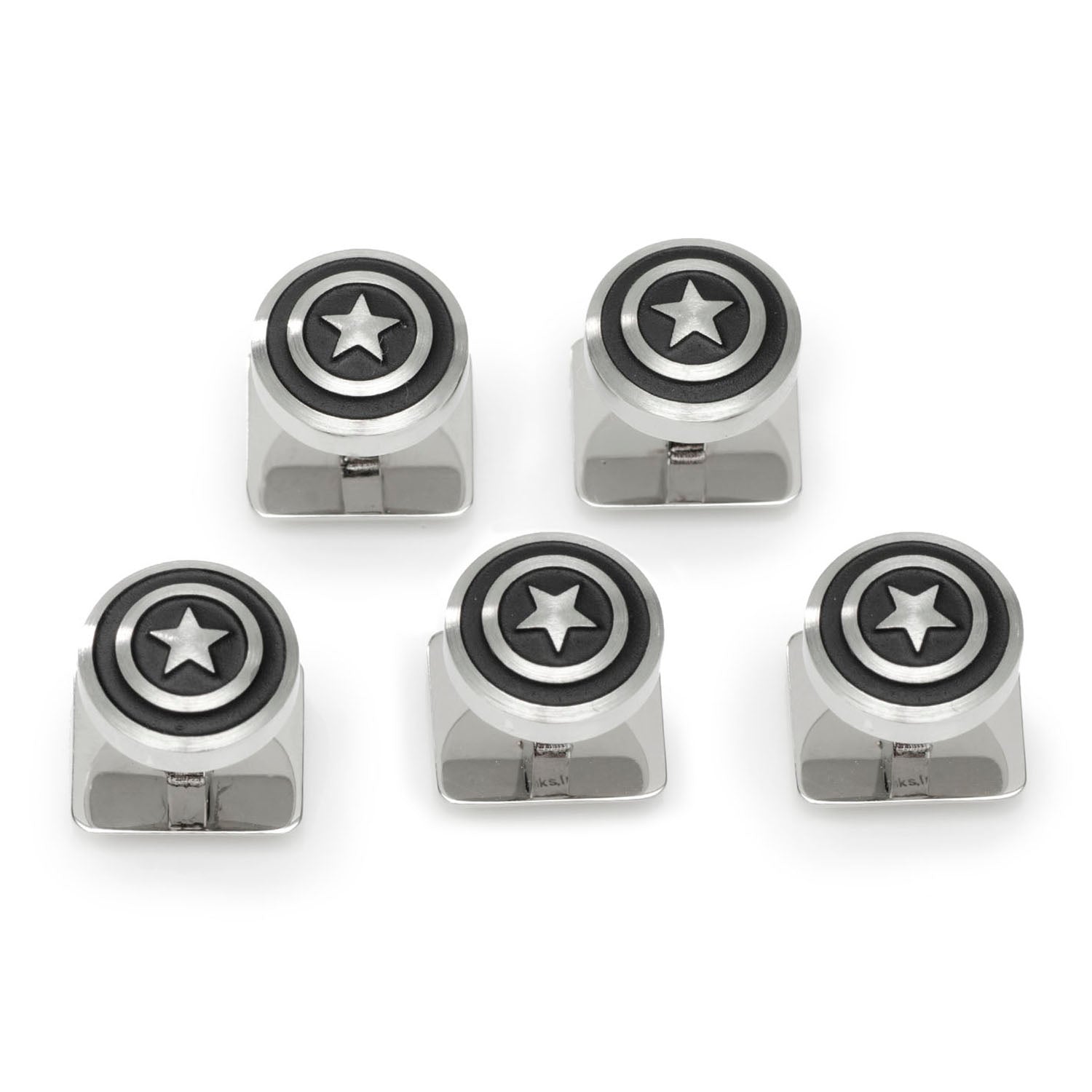 Marvel Captain America Shield Stainless Steel 5-Studs