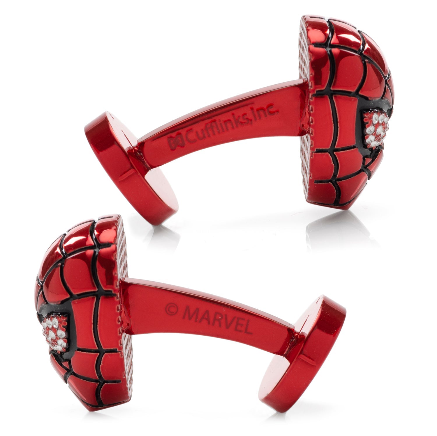 Marvel Spider-Man 3D Crystal Cufflinks