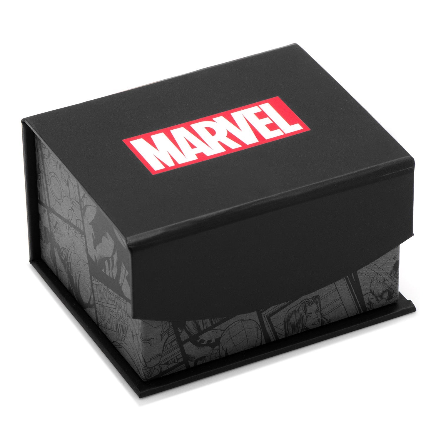 Marvel Captain America Silver Hidden Message Tie Bar