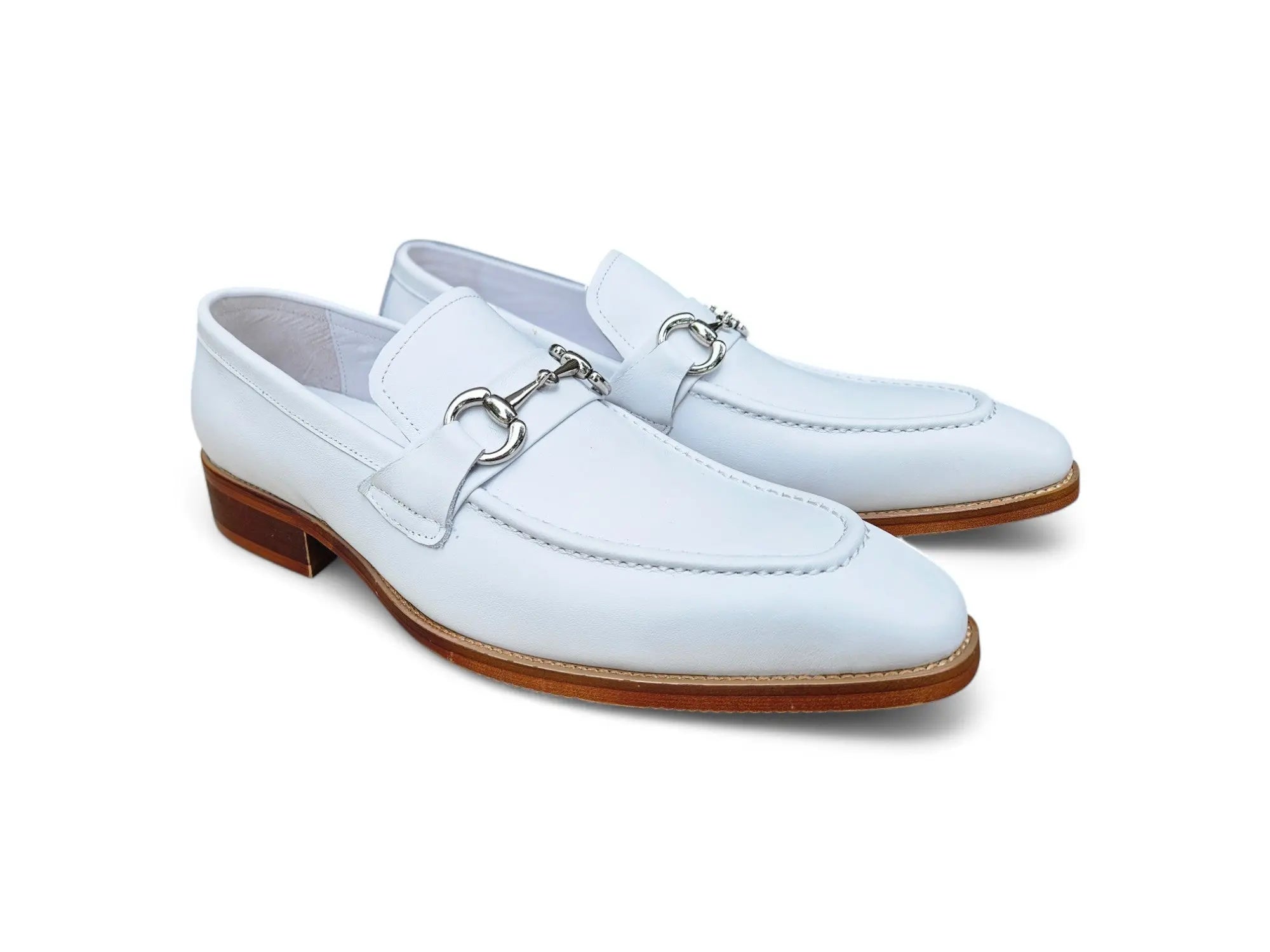 Men's Burnished Signature Buckle Loafer