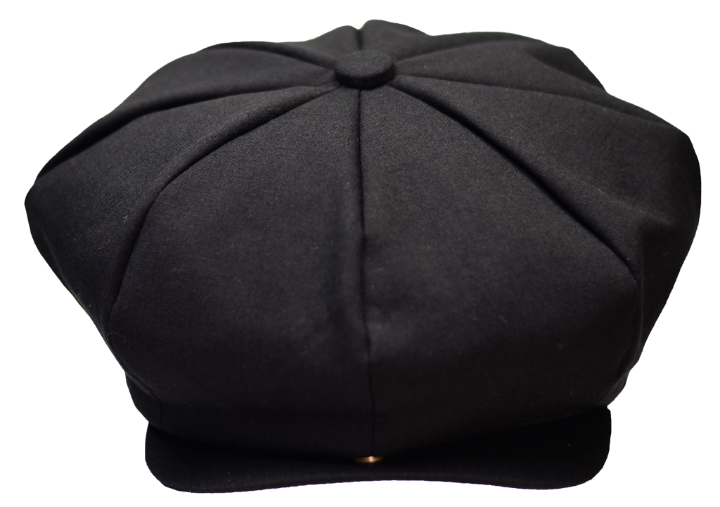 Bently By Bruno Capelo NB-350 News Boy Cap 8/4 Black