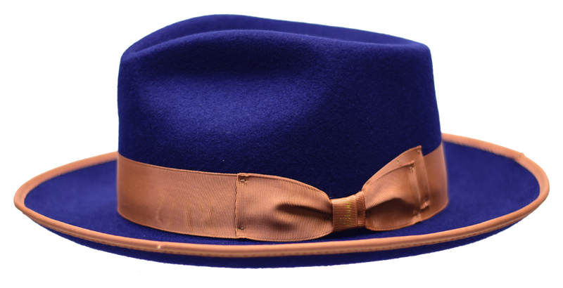 Bruno Capelo Night Hawk NI-696 Hat Navy/Camel