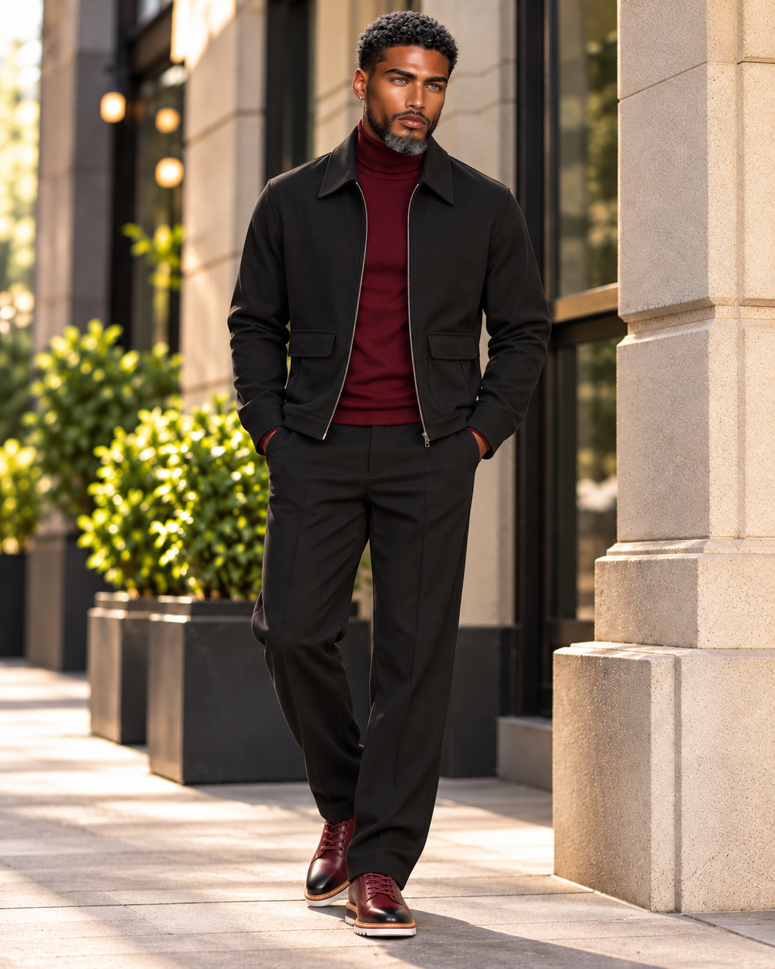 Robert Lewis RLO20 Jacket Out Fit Black
