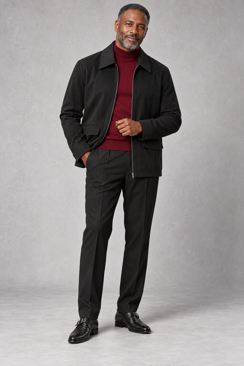 Robert Lewis RLO20 Jacket Out Fit Black