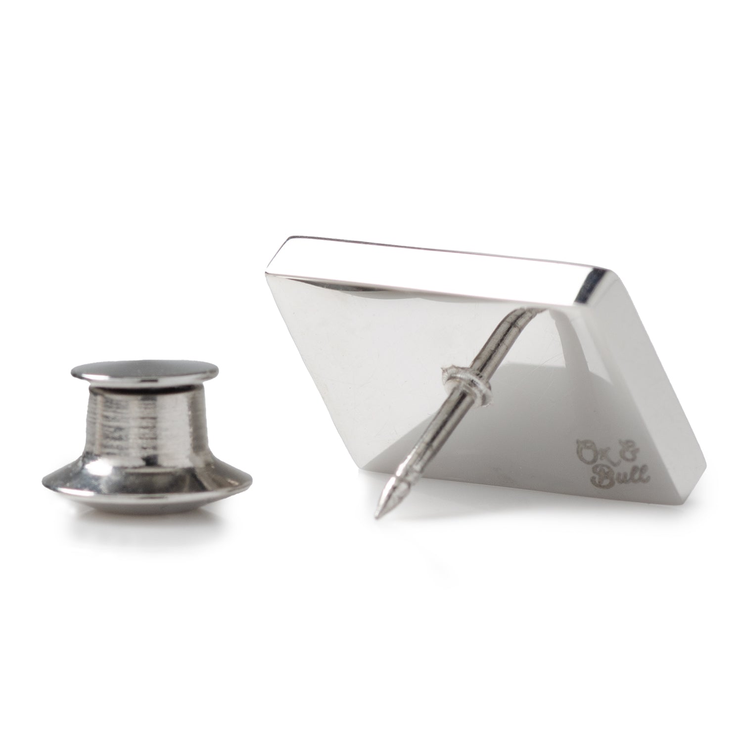 Stainless Steel Engravable Lapel Pin