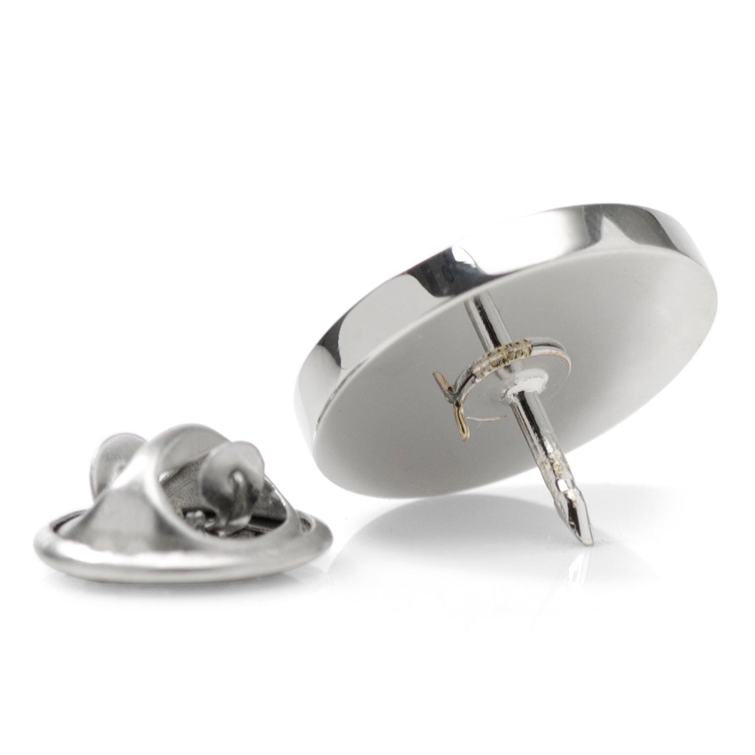 Stainless Steel Engravable Round Infinity Tie Tac